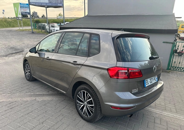 Volkswagen Golf Sportsvan cena 34700 przebieg: 254940, rok produkcji 2017 z Leszno małe 277